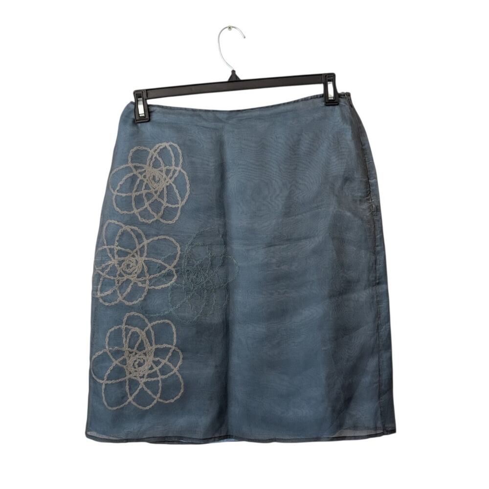 Cerruti 1881 Vintage Silk Skirt - Picture 3 of 13